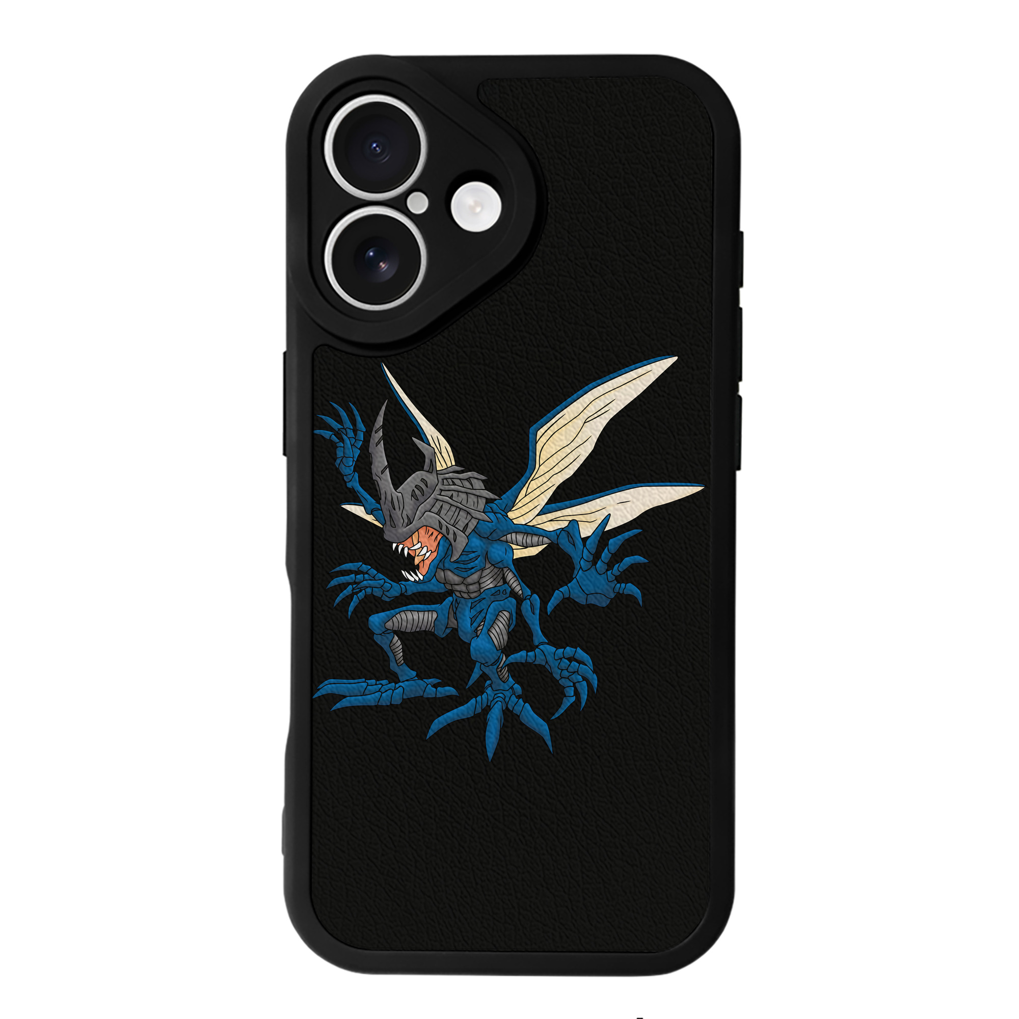（画像用） Digimon デジタルモンスター/デジモン 【iPhone 16シリーズ対応】シリコンスマホケース（レザー調） 材質：シリコン